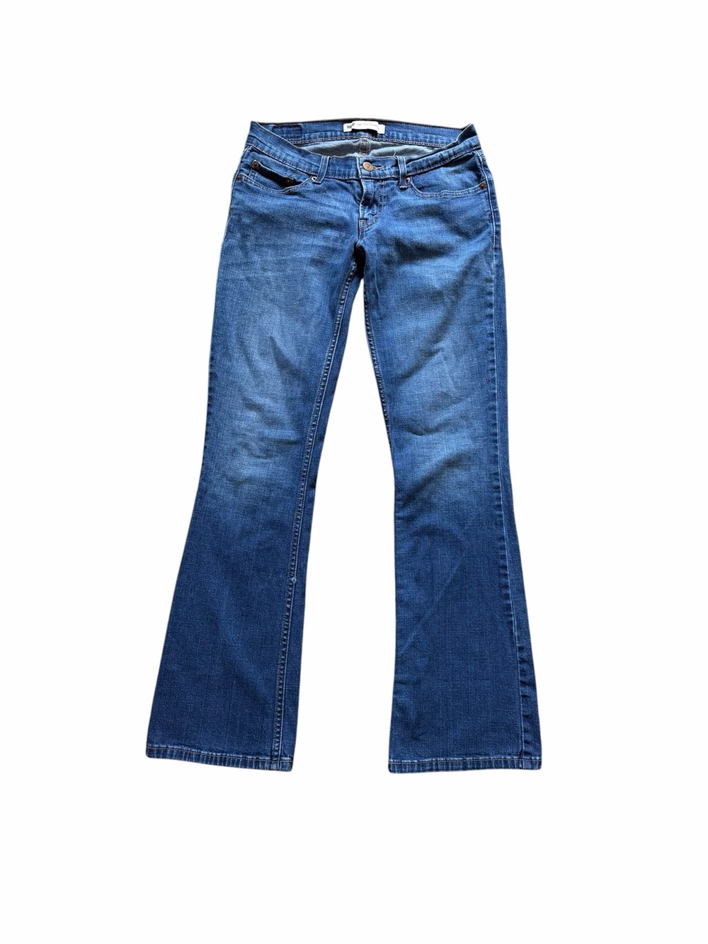 Vintage Levi's 524 Too Super Low Flare Jeans Y2K Indie Grunge 00s Size 5